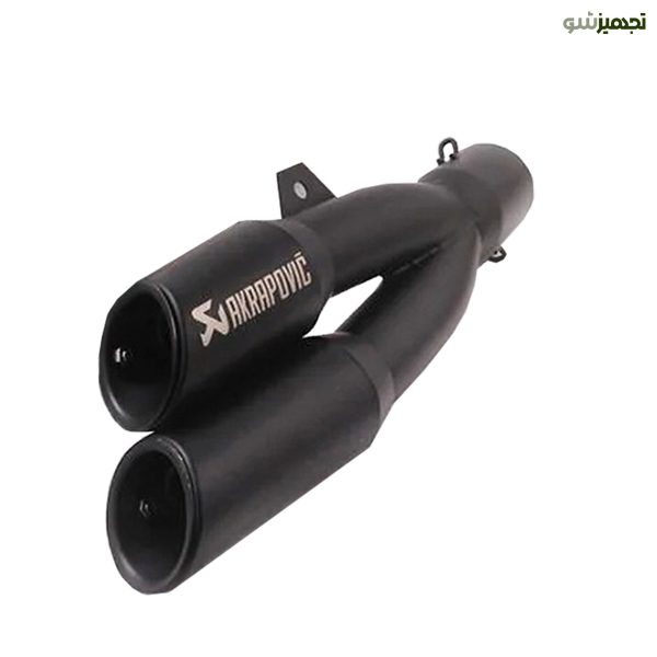 اگزوز موتور سیکلت آکراپوویچ دو لول Twin