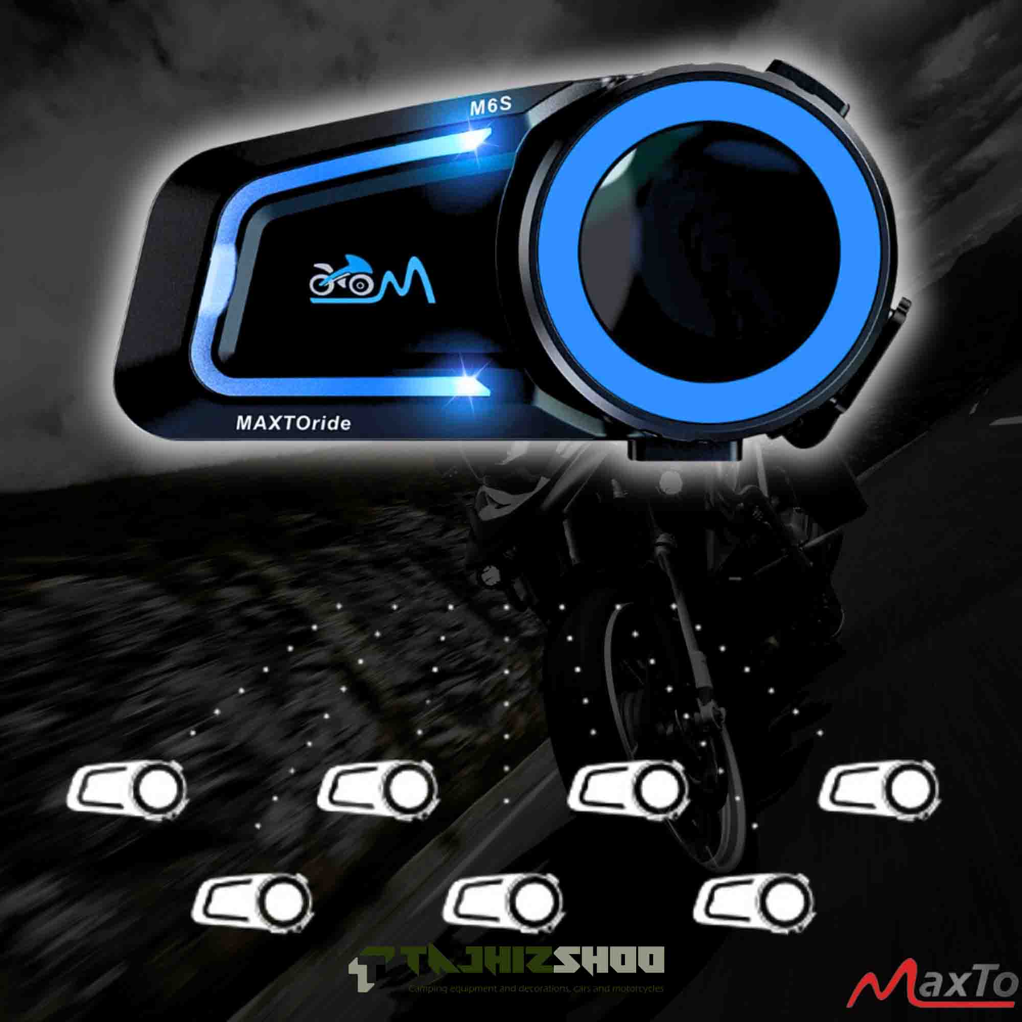 بلوتوث کلاه کاسکت M6S