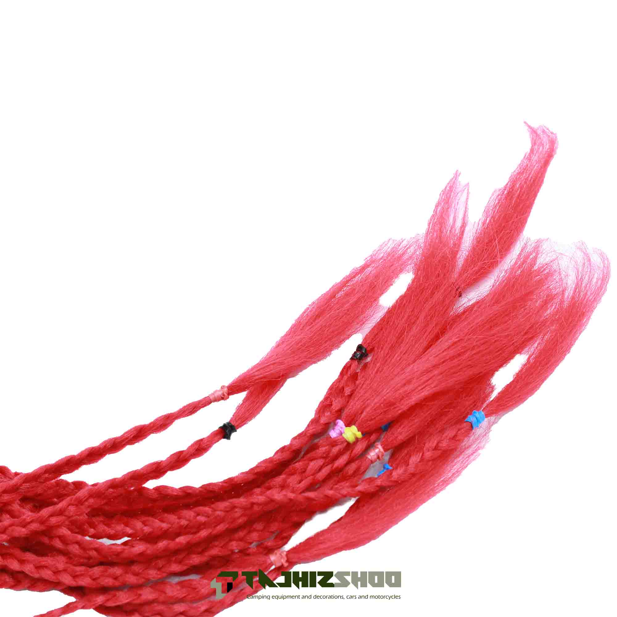 گیس (بافت) کلاه کاسکت 12 شاخه قرمز