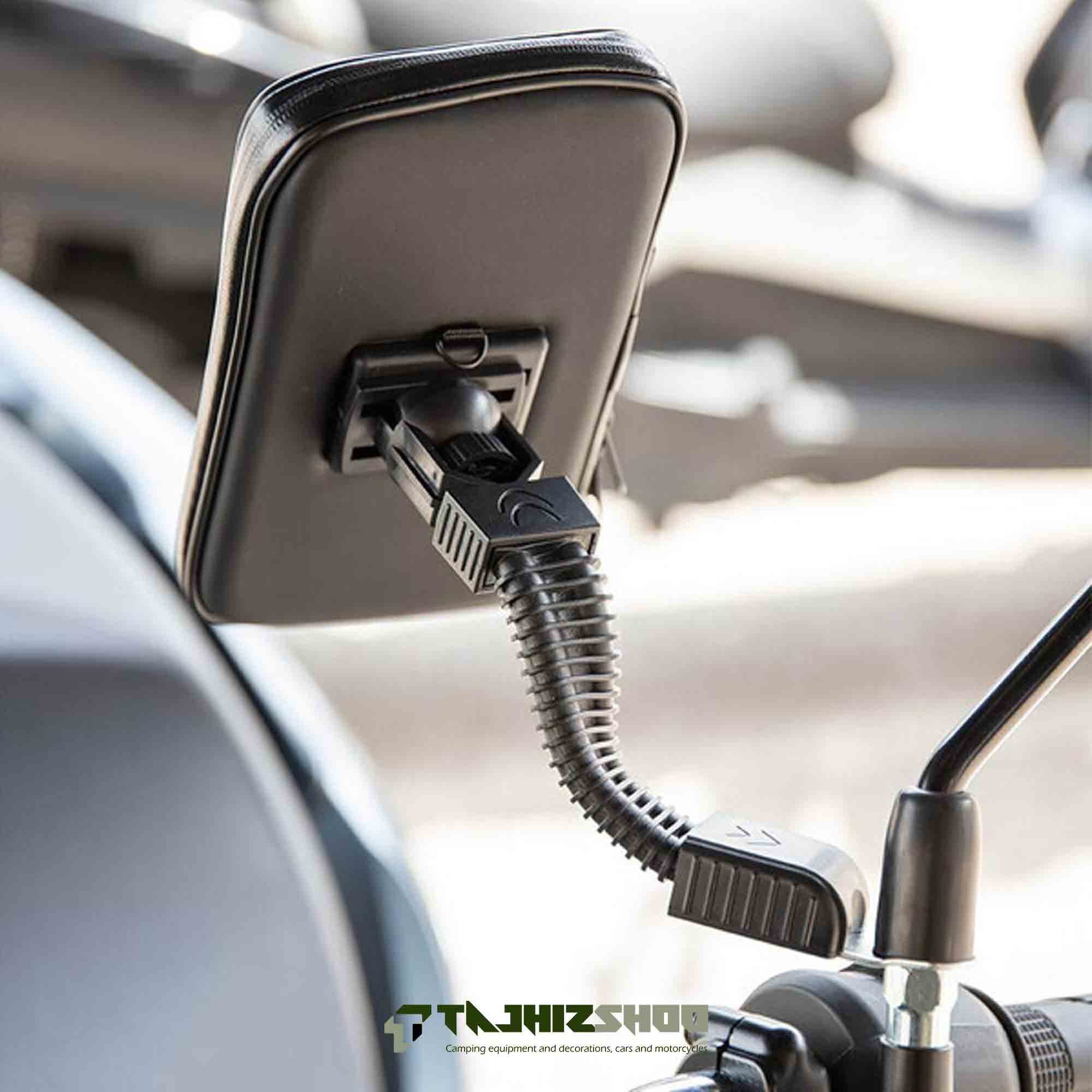 هولدر موبایل کیفی آیینه موتورسیکلت