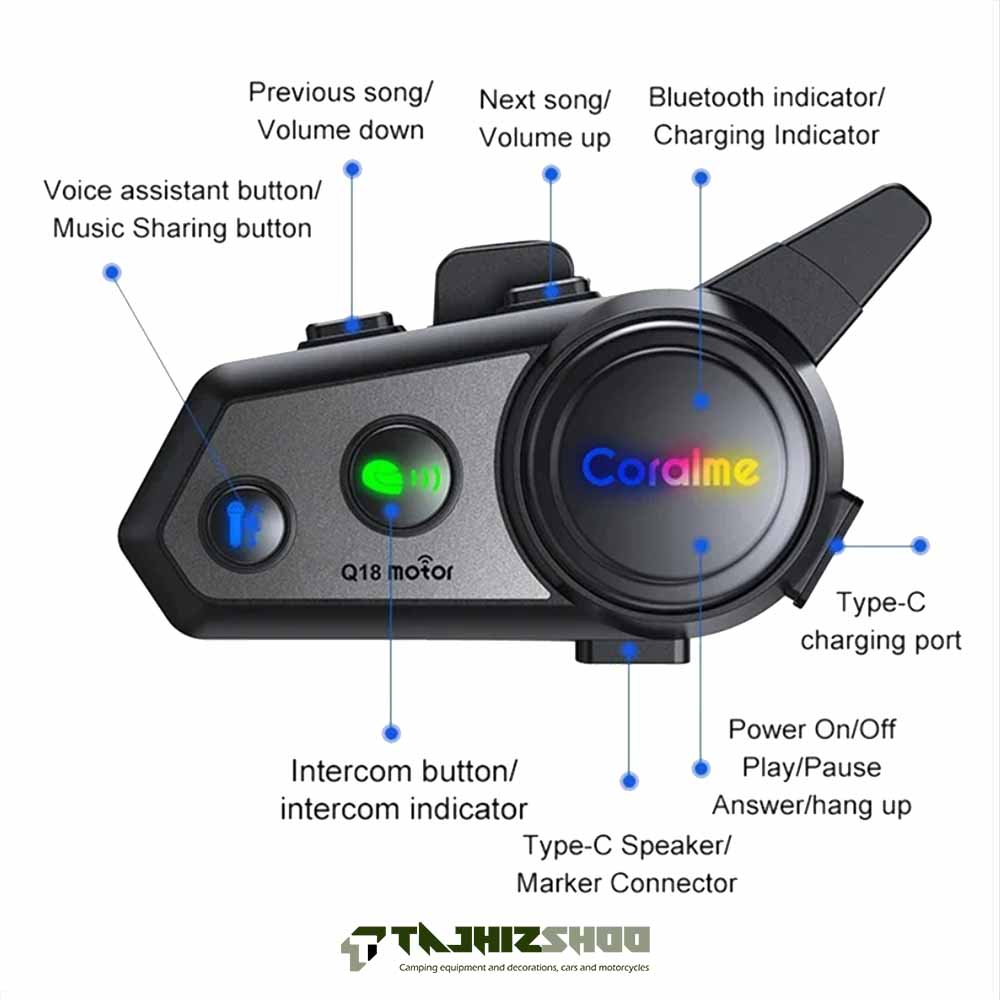 بلوتوث-کلاه-کاسکت-q18