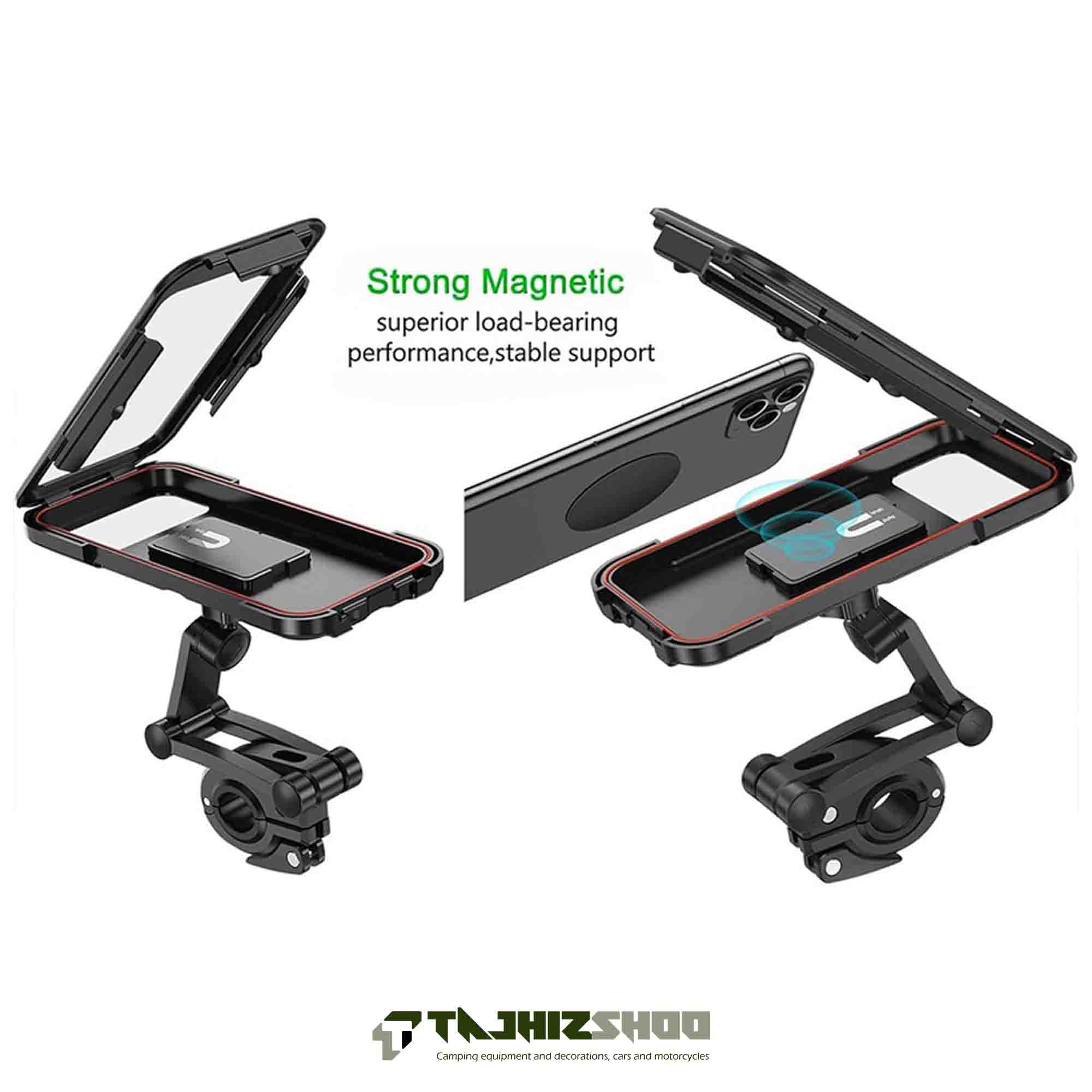 هولدر-موبایل-مگنتی-فرمان-موتورسیکلت