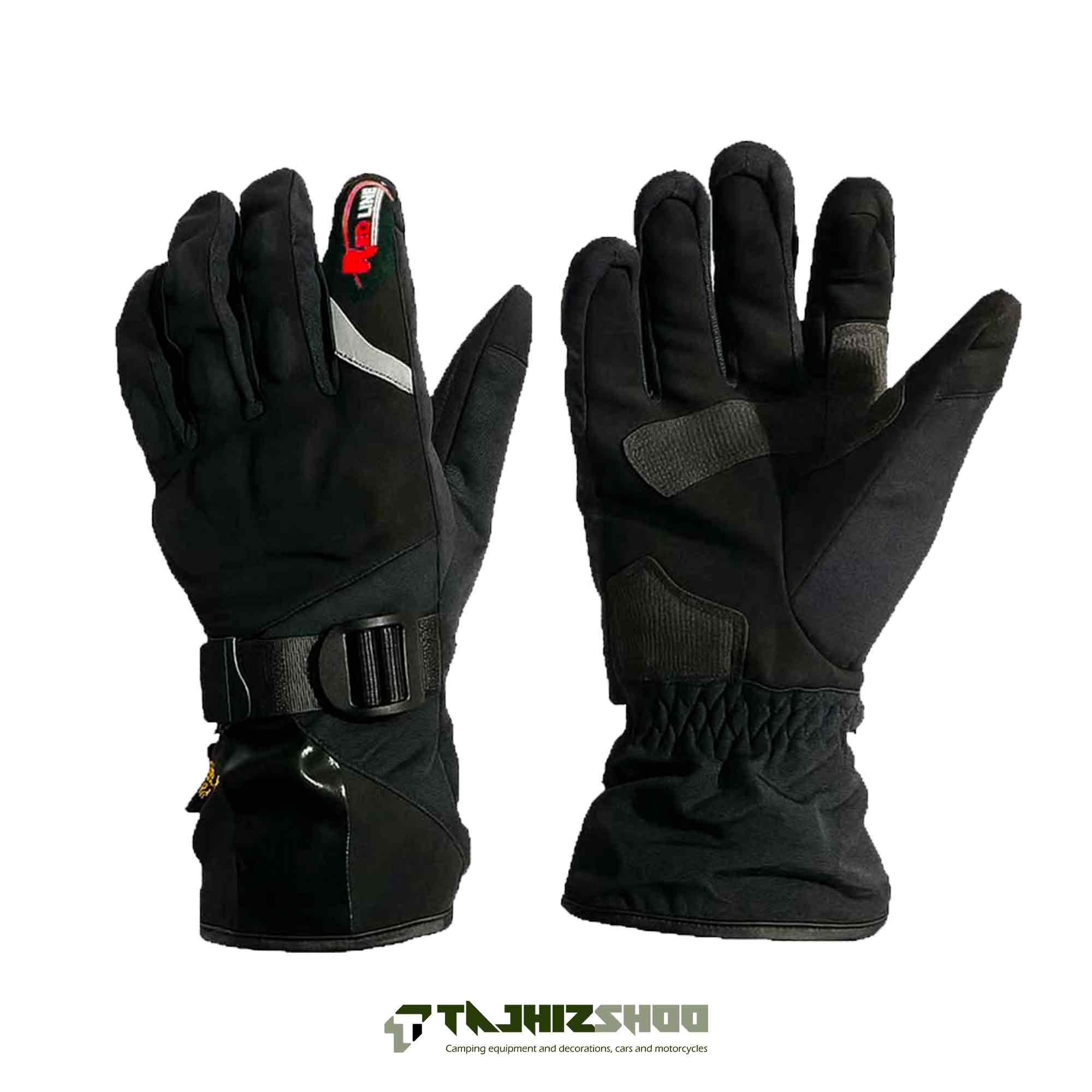 دستکش زمستانی موتورسواری REDLINE مدل RE006