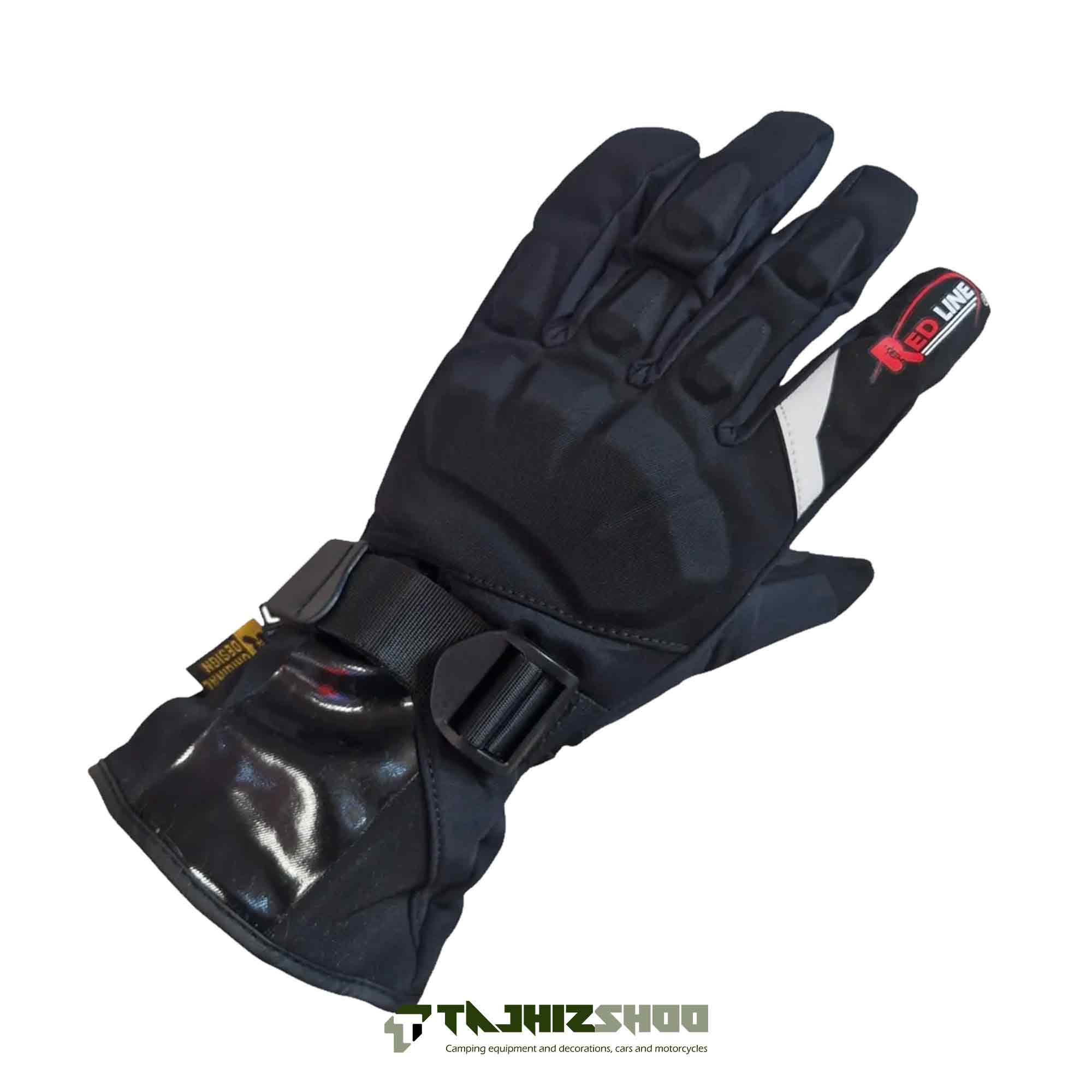 دستکش زمستانی موتورسواری REDLINE مدل RE006