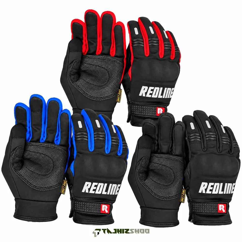 دستکش موتورسواری زمستانی REDLINE
