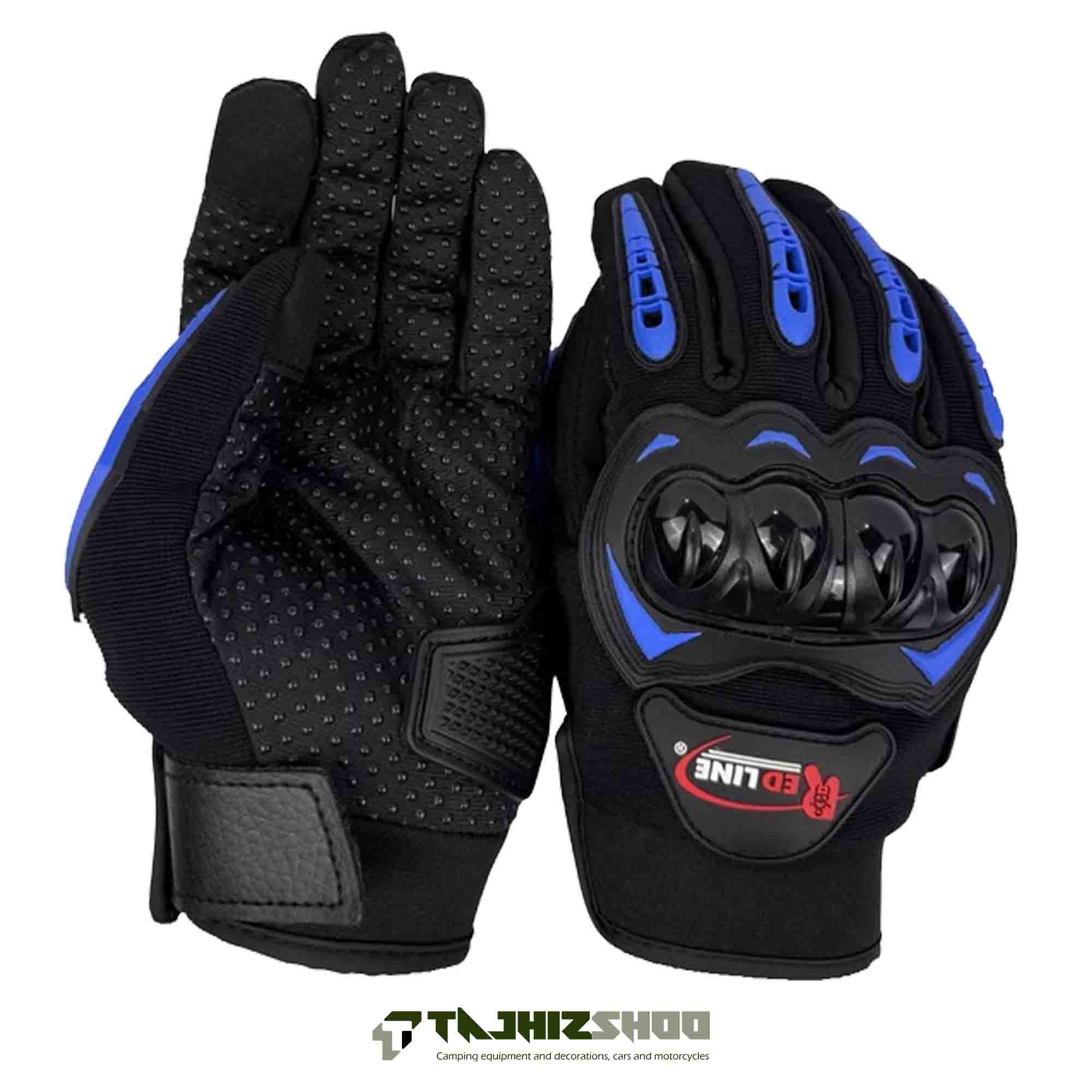 دستکش ضربه گیردار موتورسواری REDLINE