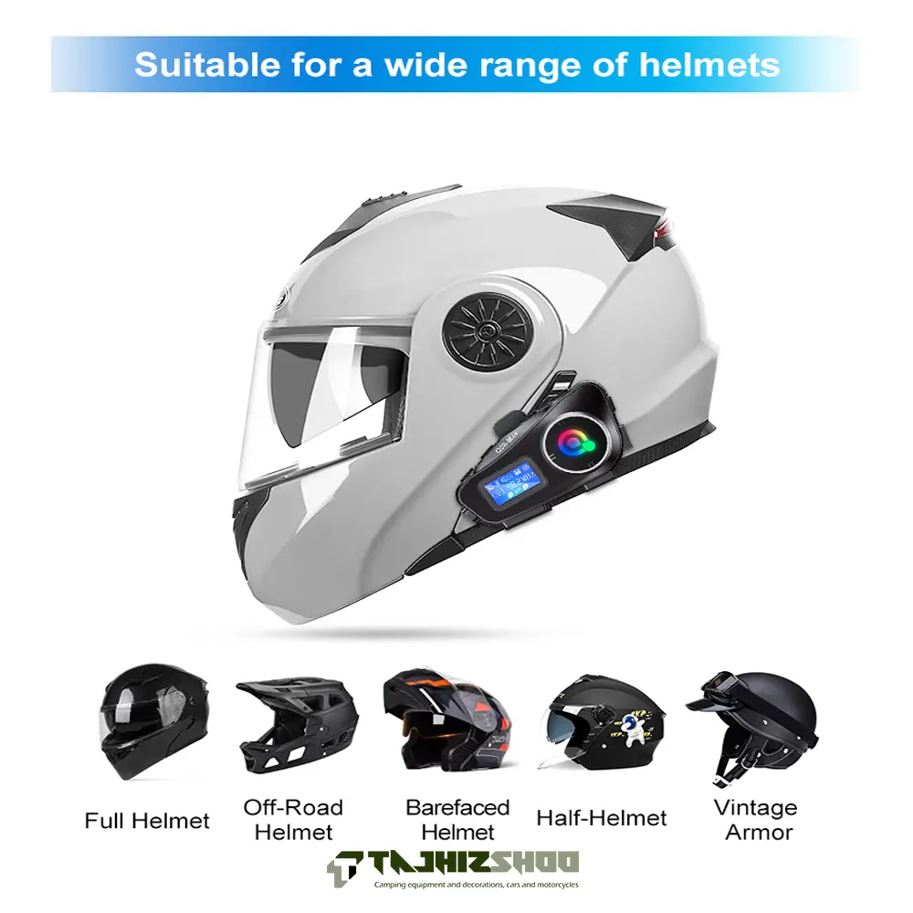 هدست بلوتوث و اینترکام کلاه کاسکت مدل Q58-MAX