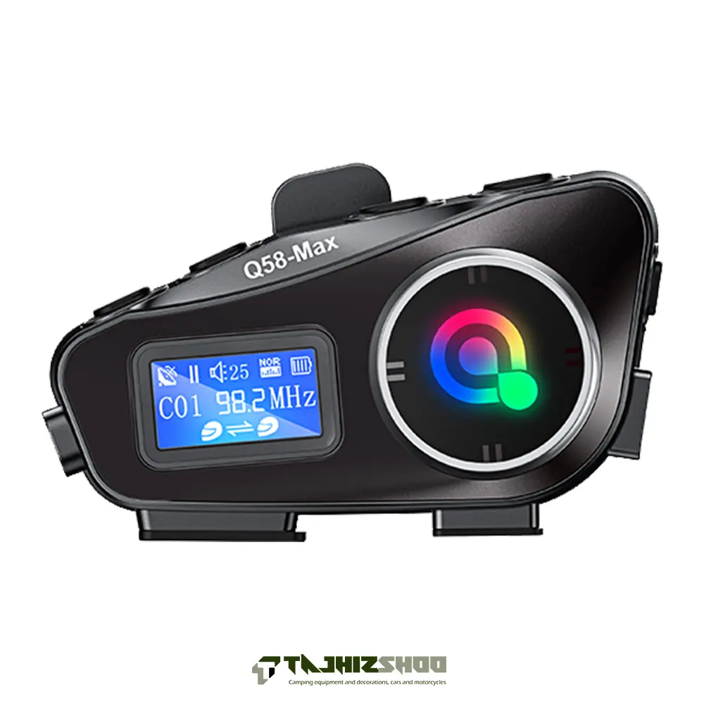 هدست بلوتوث و اینترکام کلاه کاسکت مدل Q58-MAX