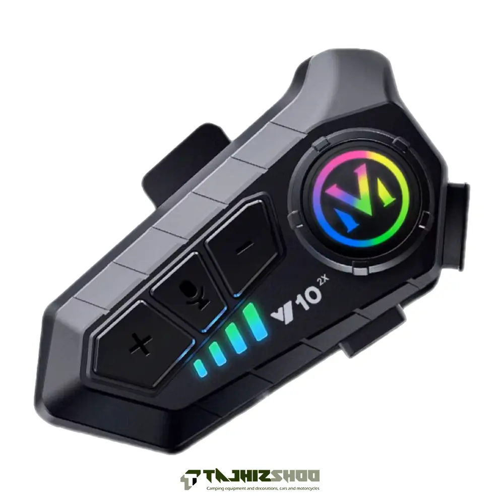 بلوتوث و اینترکام دو نفره کلاه کاسکت مدل Y10-2X