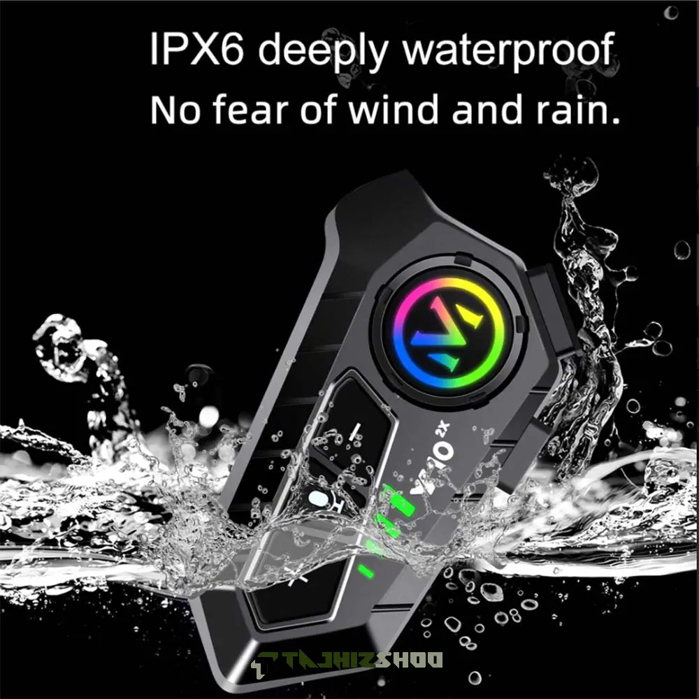 بلوتوث و اینترکام دو نفره کلاه کاسکت مدل Y10-2X