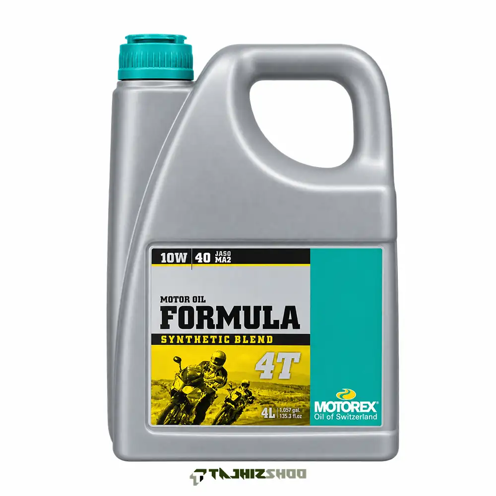 روغن موتورسیکلت موتورکس Formula 4T 10W-40 چهار لیتری