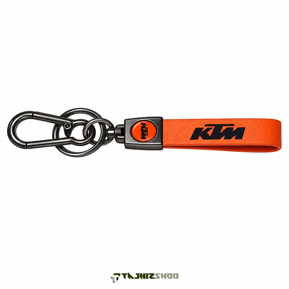 جا کلیدی بند چرمی KTM