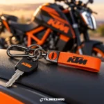 جا‌ کلیدی بند چرمی KTM