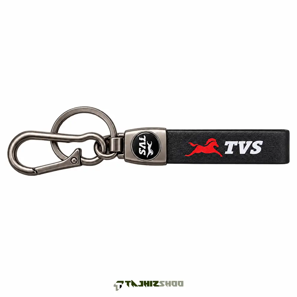 جاکلیدی بند چرمی TVS